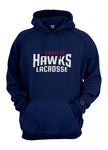HAWKS - CHAMPION POWERBLEND HOODY (YOUTH- STACKED LOGO)