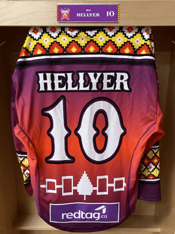 Rob Hellyer #10 Jersey with "A" 2021-2022 Season