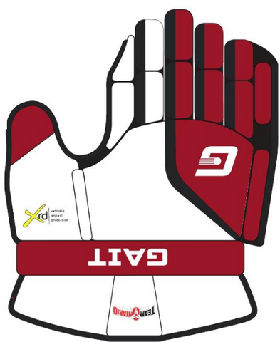 TEAM ONTARIO CUSTOM NLL BOX GOALIE GLOVES