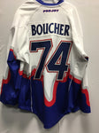 2016 Game Worn White Jersey - Colin Boucher