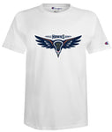HAWKS - CHAMPION ESSENTIAL DOUBLE DRY SHORT SLEEVE T (YOUTH) LOGO
