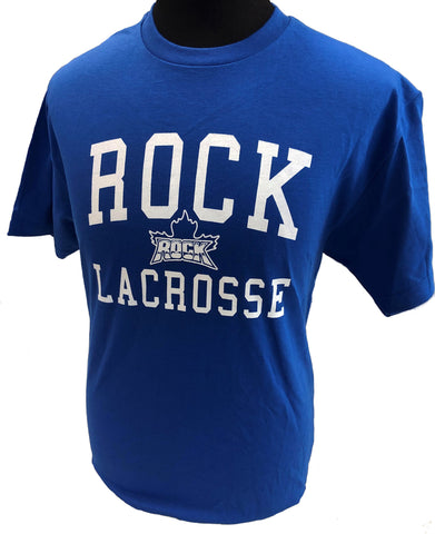 Rock Lacrosse T Shirt Blue
